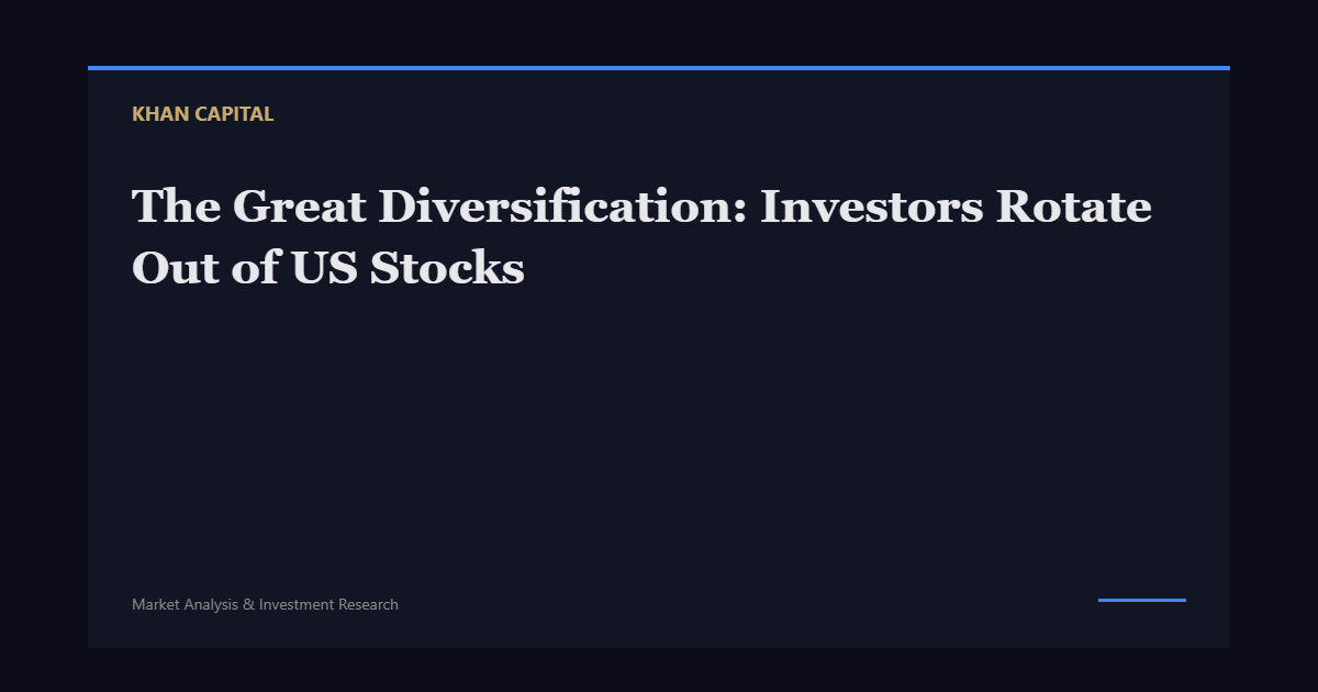 The Great Diversification: Investors Rotate Out of US Stocks