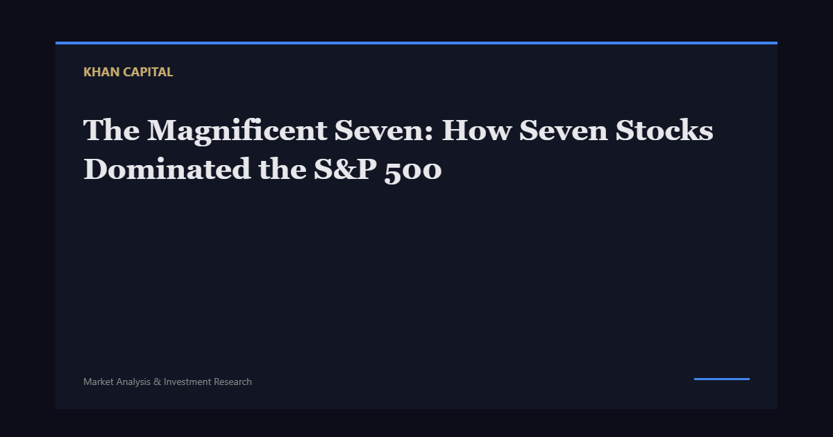 The Magnificent Seven: How Seven Stocks Dominated the S&P 500