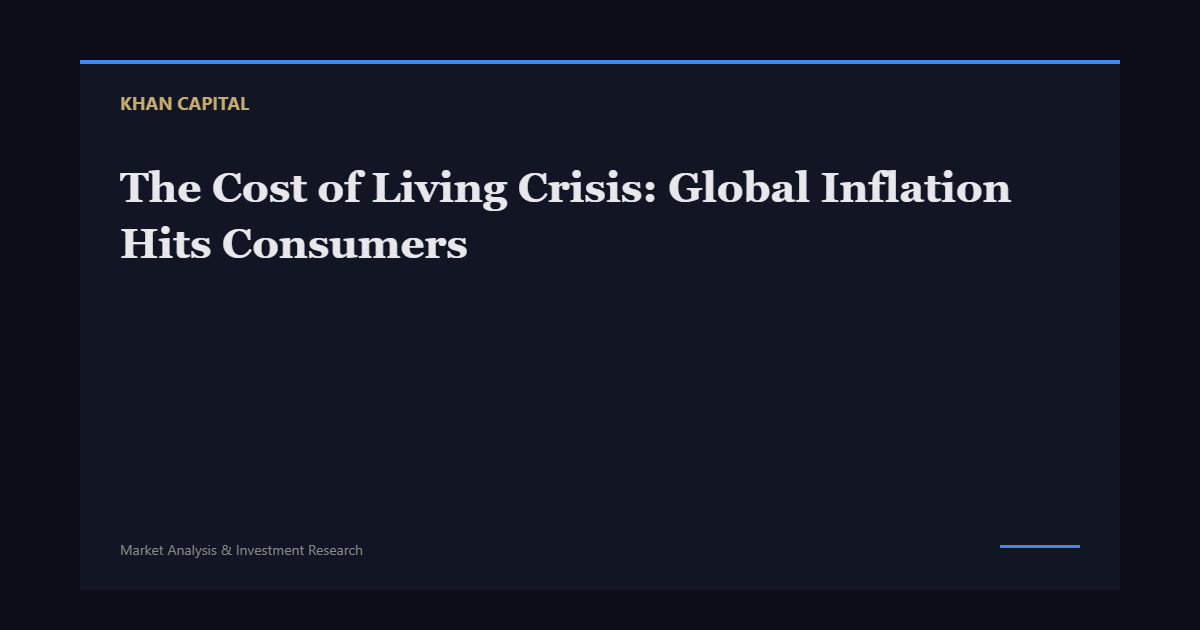 The Cost of Living Crisis: Global Inflation Hits Consumers