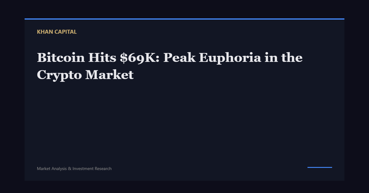 Bitcoin Hits $69K: Peak Euphoria in the Crypto Market